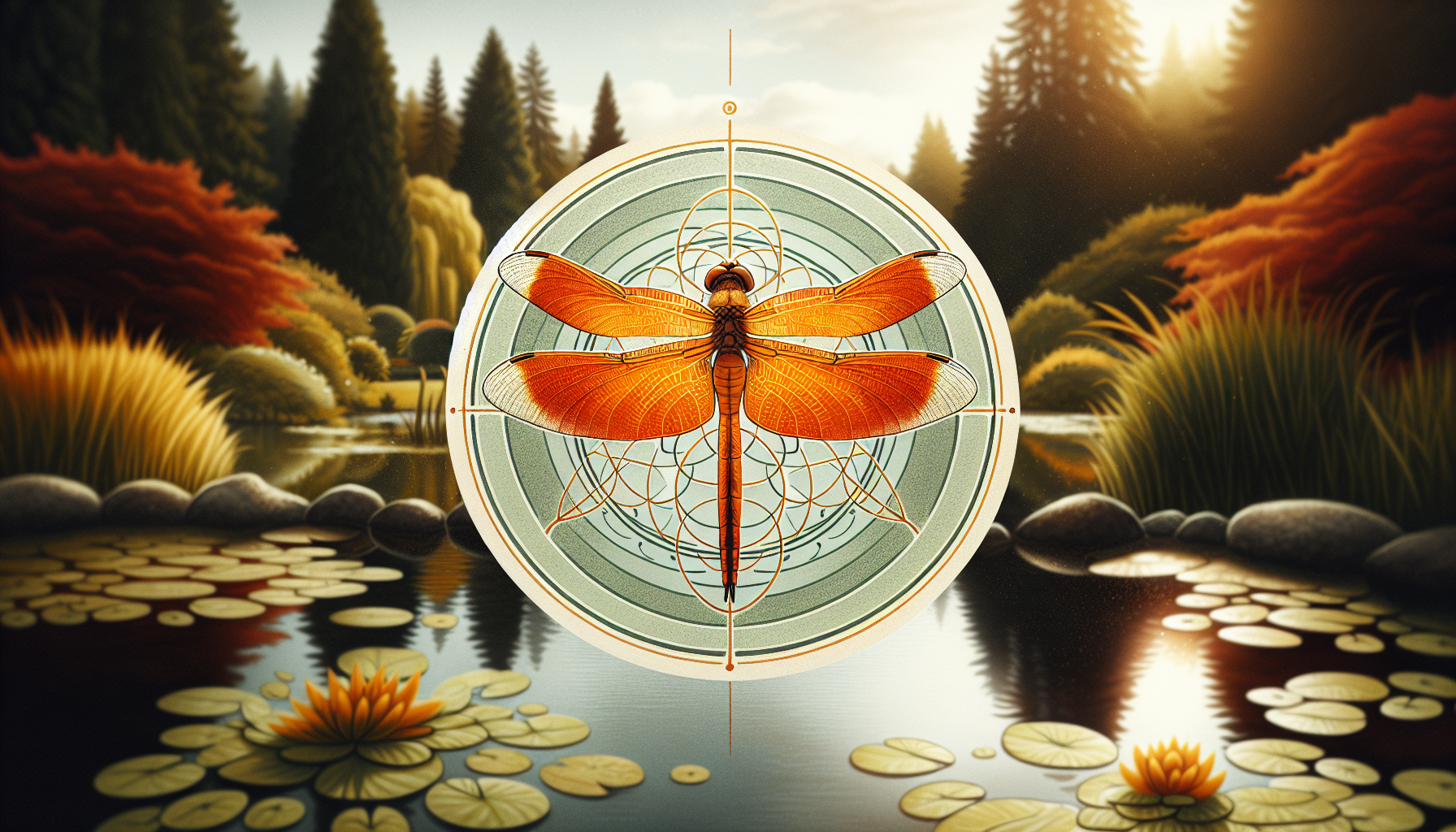 orange dragonfly meaning