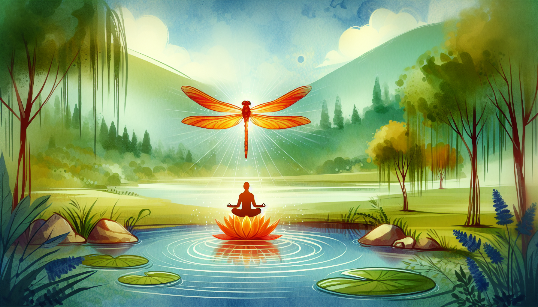 orange dragonfly spiritual meaning