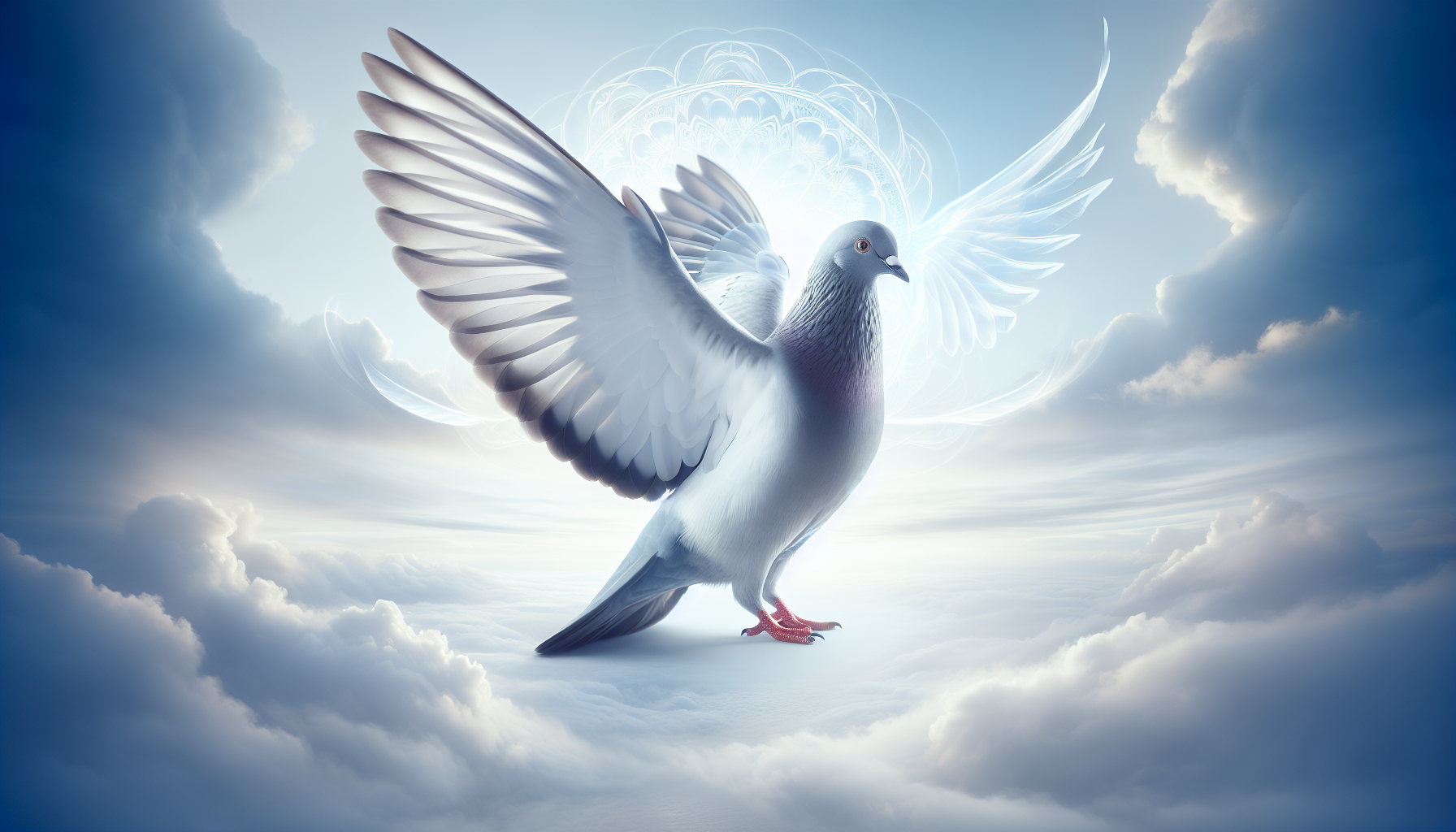 grey pigeon spiritual meaning