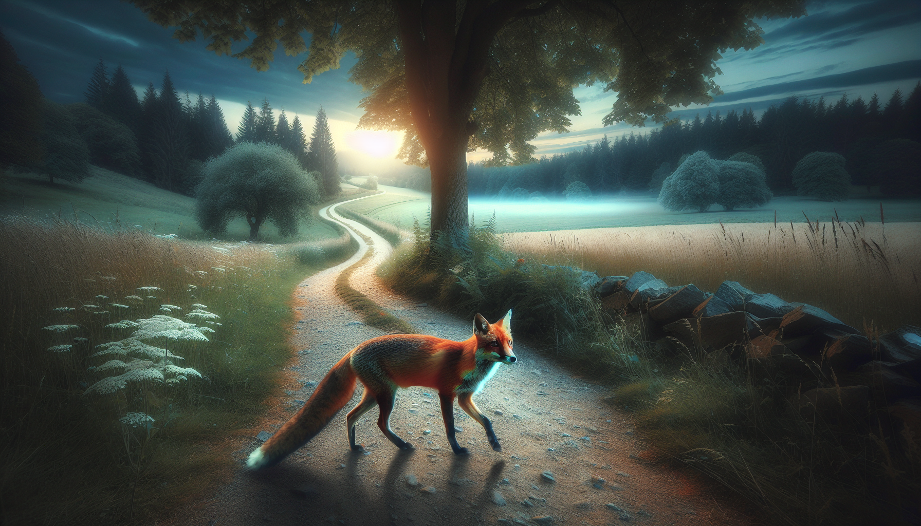 spiritual meaning of fox crossing your path