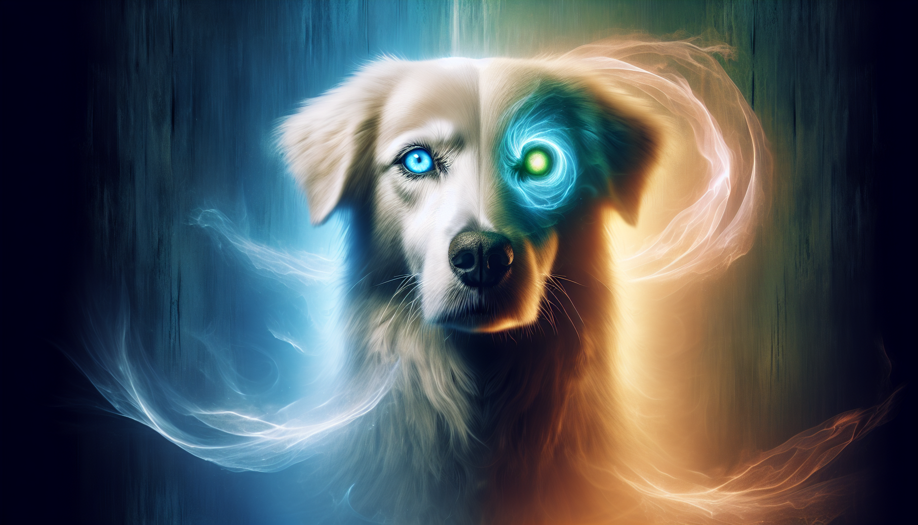 dog with 2 different colored eyes spiritual meaning