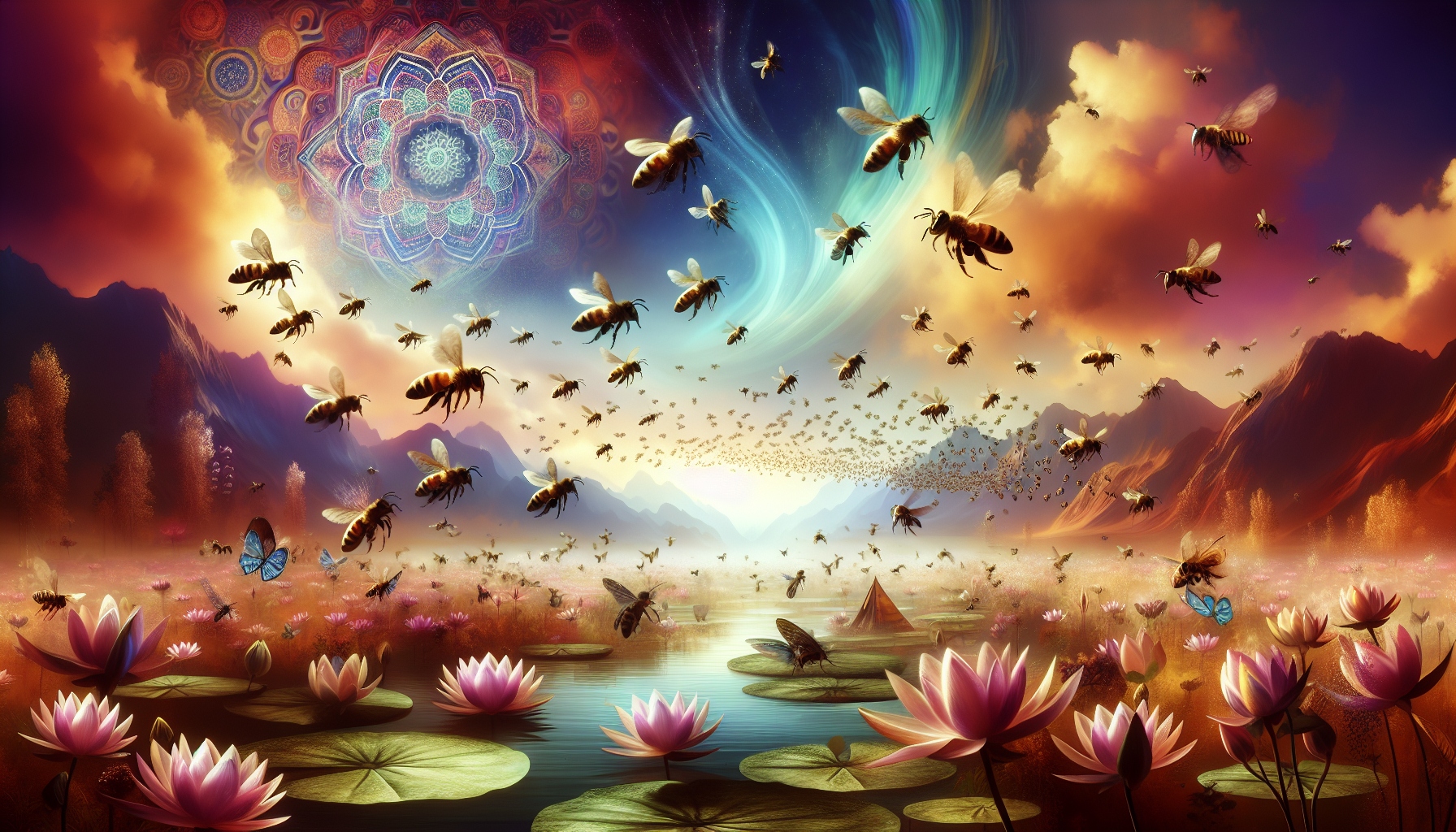 swarm of bees spiritual meaning