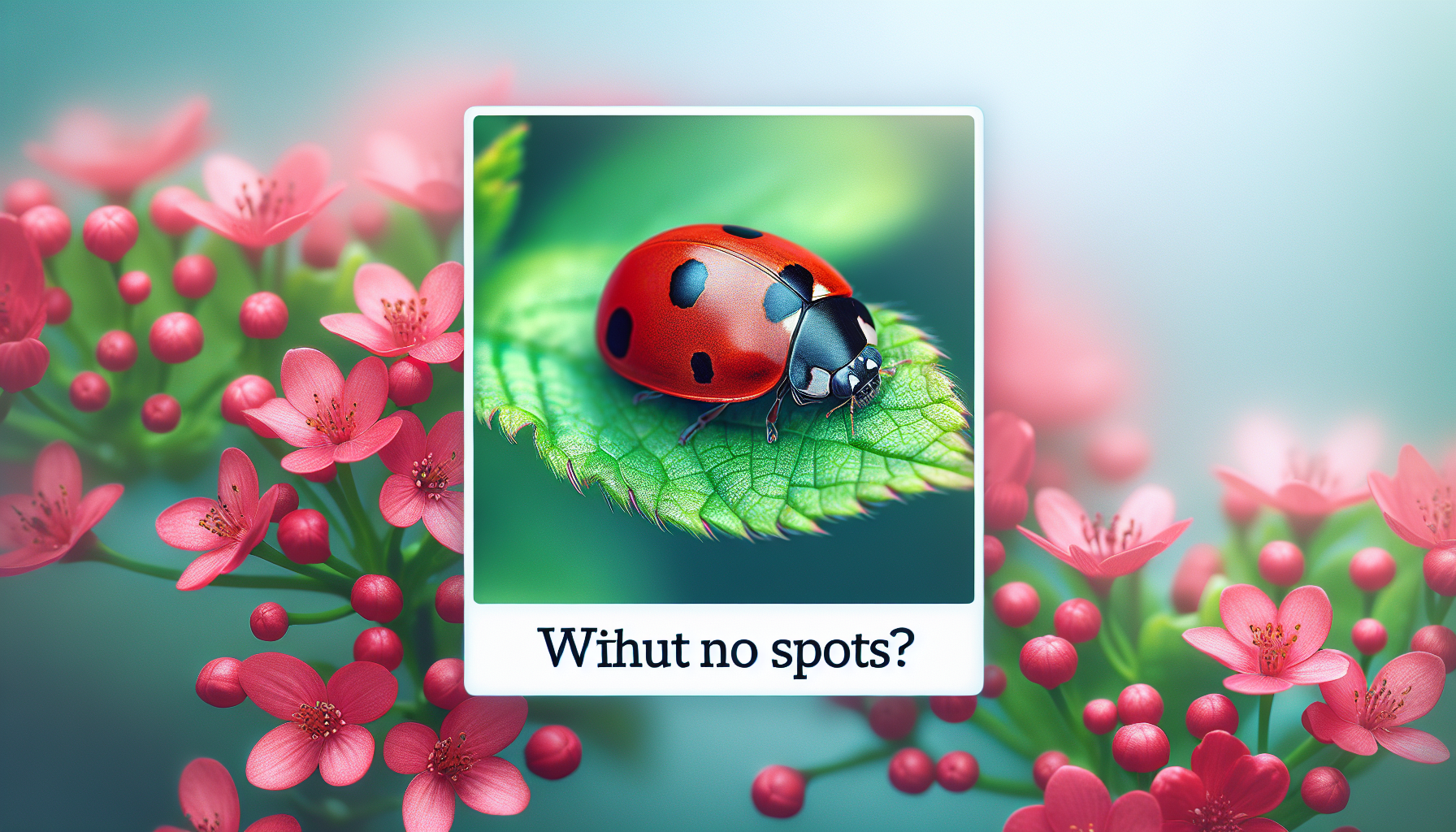 ladybug with no spots meaning