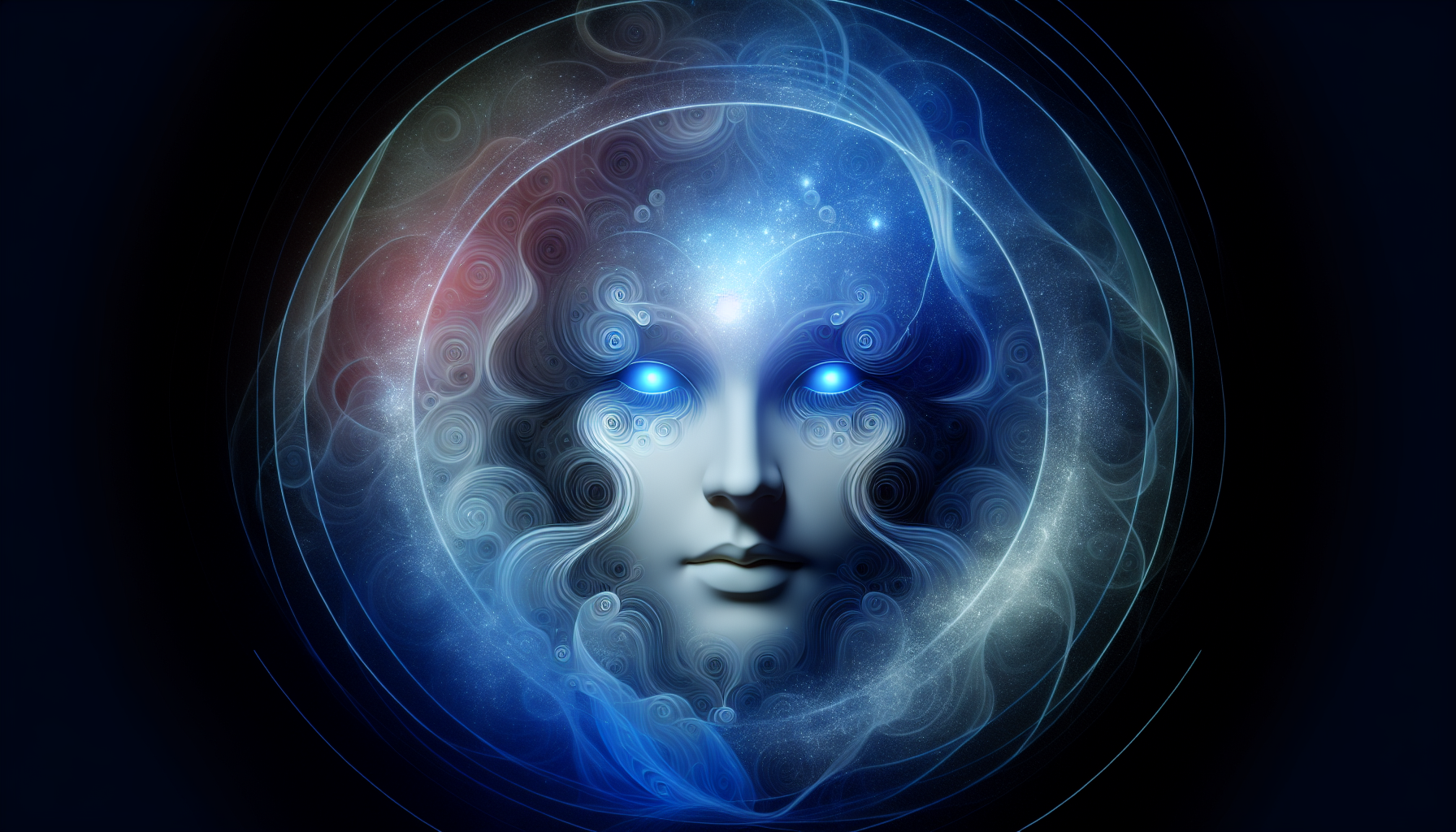 blue ring around eyes spiritual meaning