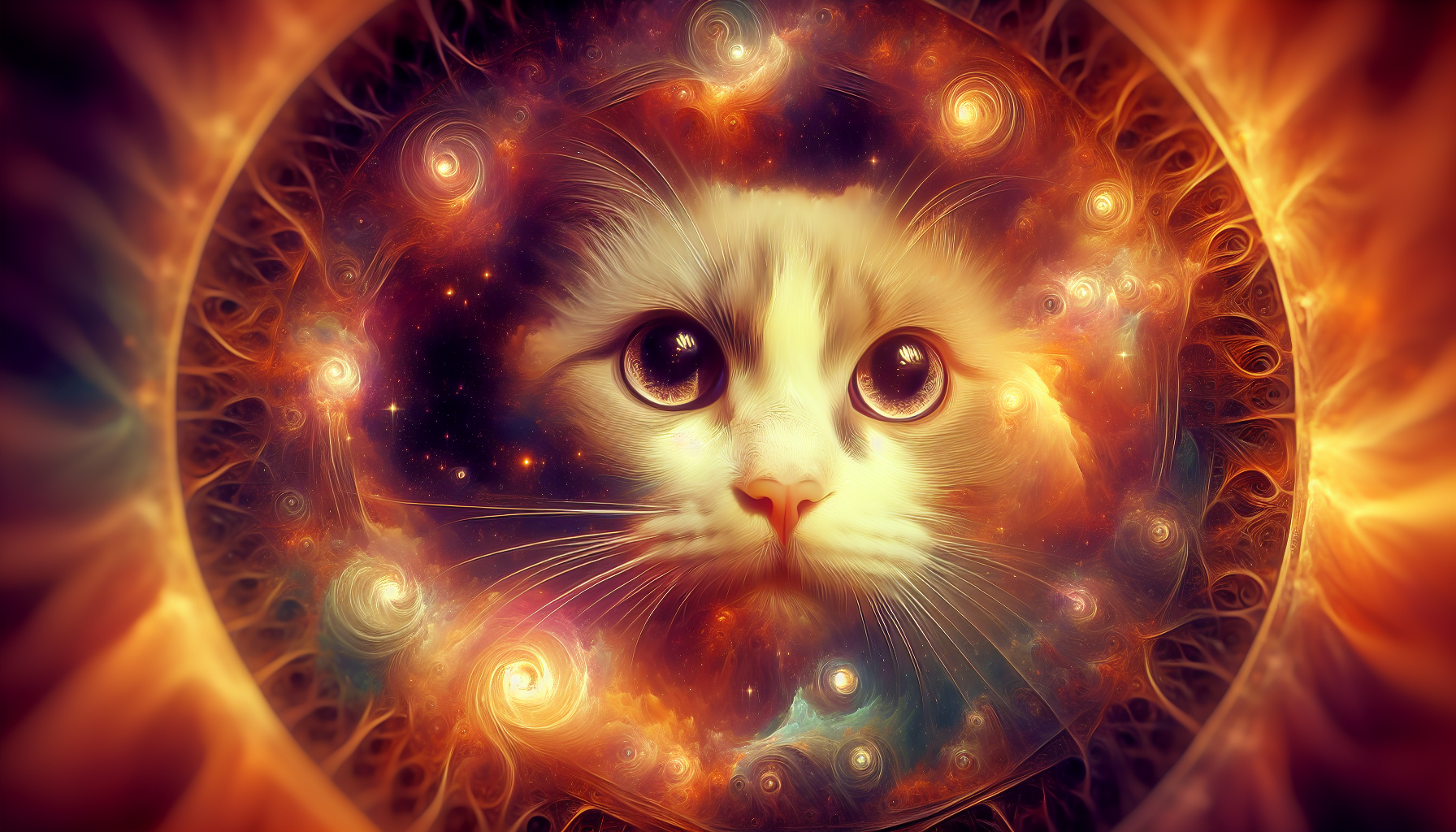 spiritual meaning of cat staring at you