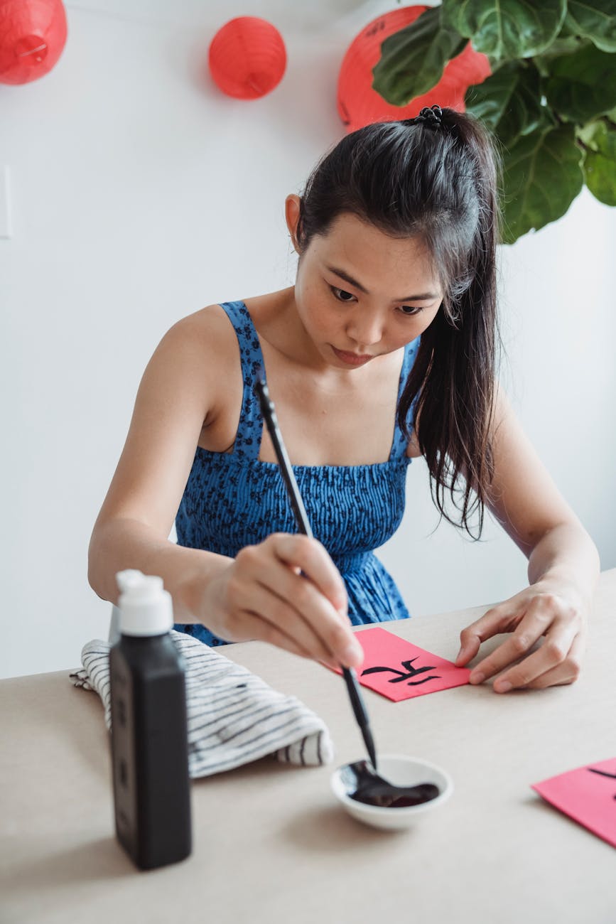 writing in red ink spiritual meaning